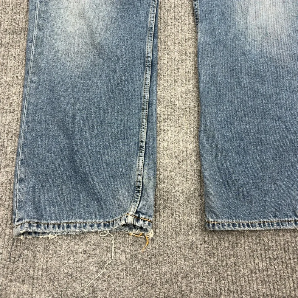 Levi's‎ Jeans Mens 40x30 Blue 100% Cotton 559 Relaxed Straight Frayed Hem Casual